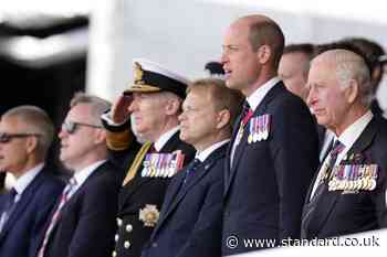Royals and world leaders join veterans in Normandy for 80th anniversary of D-Day