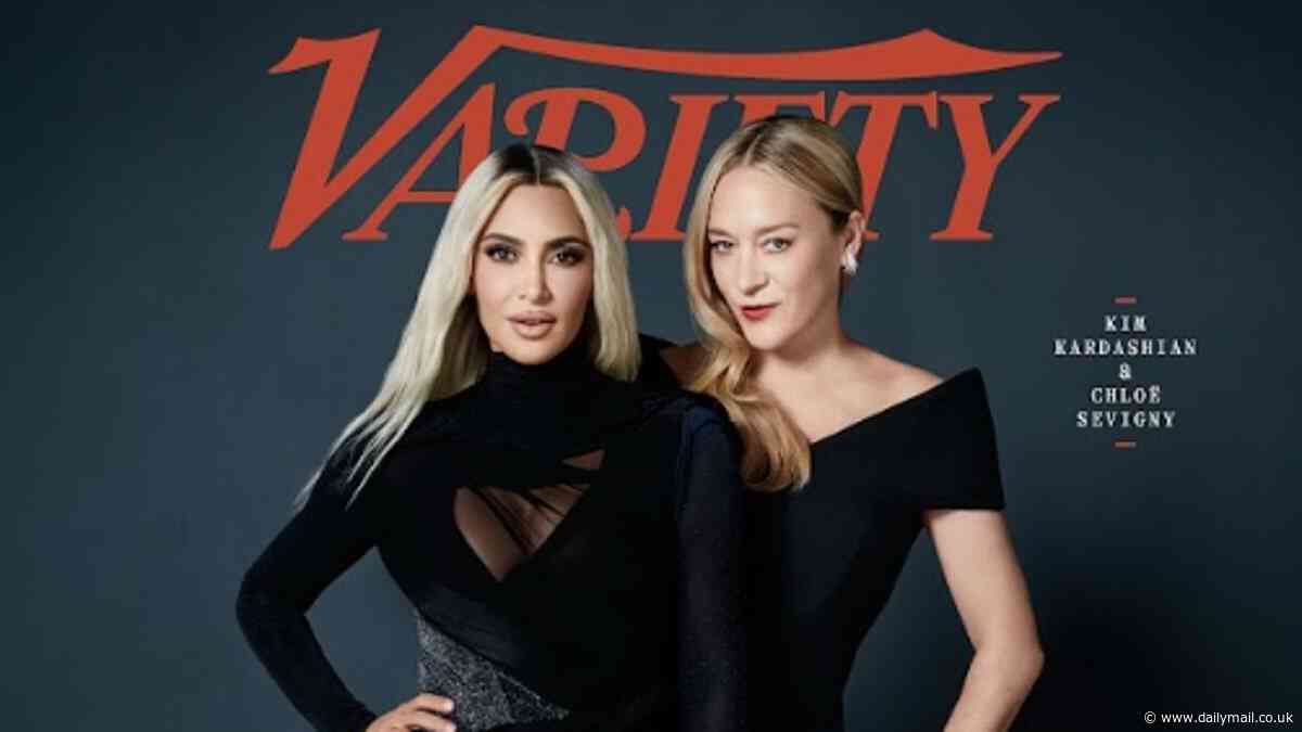 Social media users say Chloe Sevigny 'deserves a second Oscar nomination' for keeping a straight face while  discussing acting with Kim Kardashian