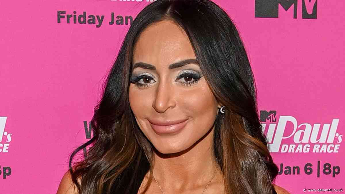 Jersey Shore star Angelina Pivarnick charged with assault and resisting arrest after 'minor' incident at the $1.3M New Jersey mansion she shares with fiance Vinny Tortorella