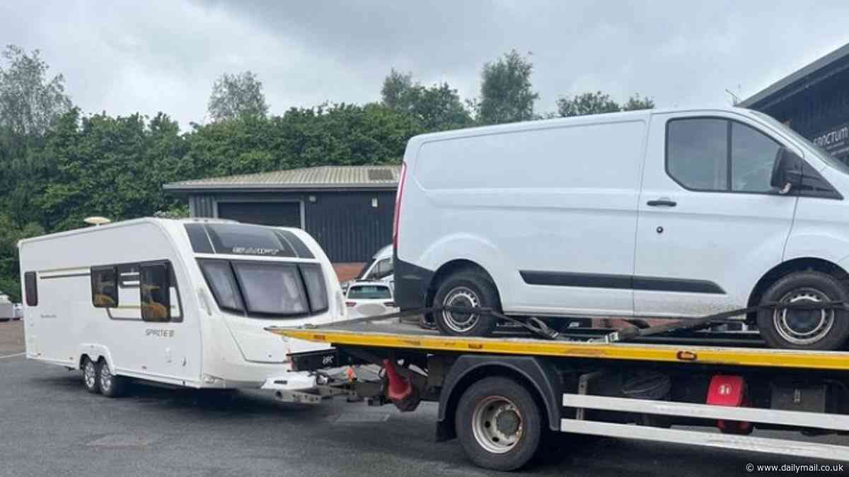 Police reveal they have made seven arrests over stolen caravans in the lead up to the Appleby Horse Fair