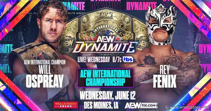 AEW International Title Match, More Set For 6/12 AEW Dynamite