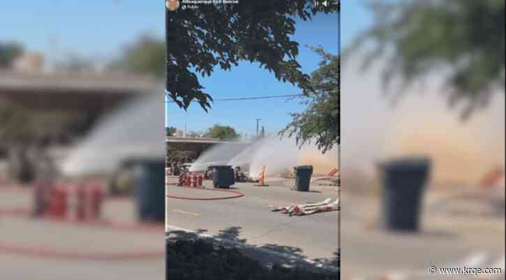1 injured after gas leak ignites in northeast Albuquerque