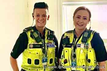 Burnley mum and her daughter becoming police officer