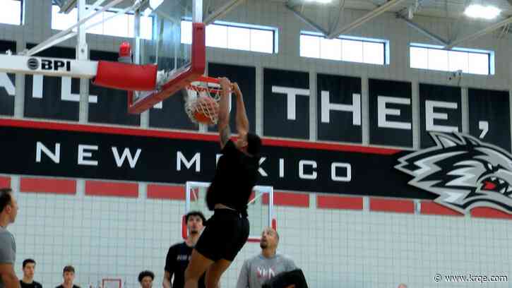 New size standing out in Lobo basketball summer practice