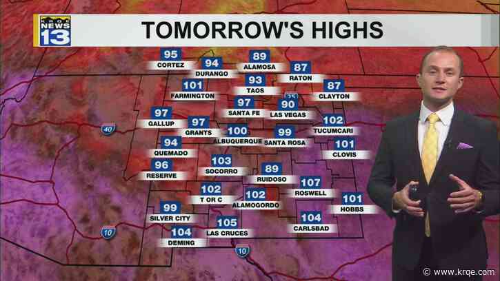 Record breaking heat possible Thursday