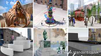 Shortlisted designs revealed for London's transatlantic slavery memorial