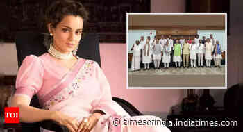 Kangana shares pic of PM Modi with other party members