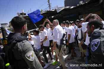 Enkele journalisten aangevallen tijdens vlaggenmars in Jeruzalem