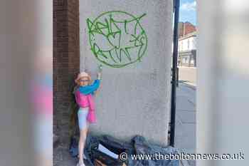 Westhoughton youngster takes action against graffiti vandals