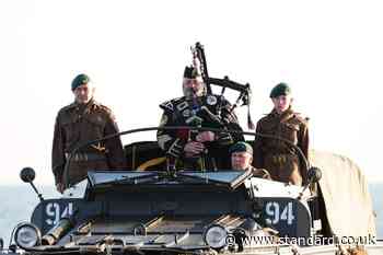 Military piper begins commemorations in Normandy on 80th anniversary of D-Day
