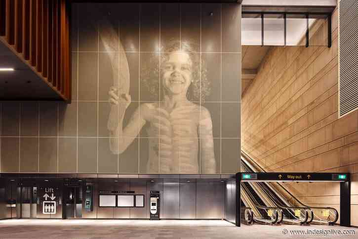 Indigenous heritage lacquers the walls of Australia’s newest rail stations