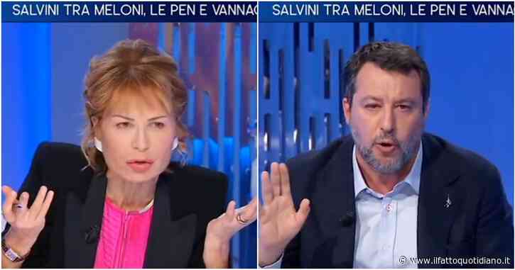 Battibecco Salvini-Gruber a Otto e mezzo: “Per una certa sinistra il burqa è libertà”, “Ma dove ha sentito questa cosa? Chi l’ha mai detta?”