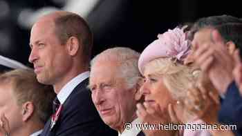 Prince William joins King Charles and Queen Camilla in France for historic anniversary - best photos