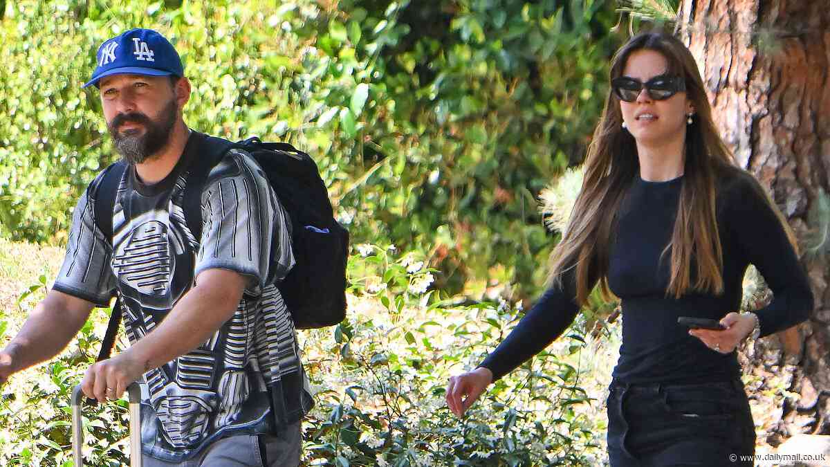 Shia LaBeouf is seen with Mia Goth for the first time in six months as they step out in California