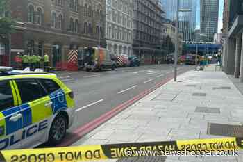Southwark Street London gas leak: Pictures from scene