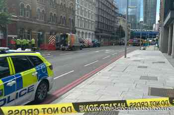 Southwark Street London gas leak: Pictures from scene