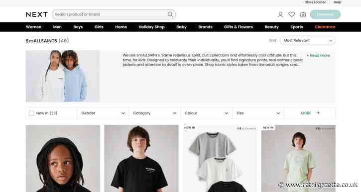 AllSaints debuts premium childrenswear collection with Next