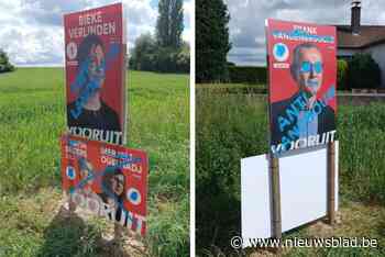 Opnieuw verkiezingsborden beklad: “Deze keer kregen onze borden het opschrift ‘Anti-landbouw’, maar Vooruit zit niet eens in de Vlaamse regering”