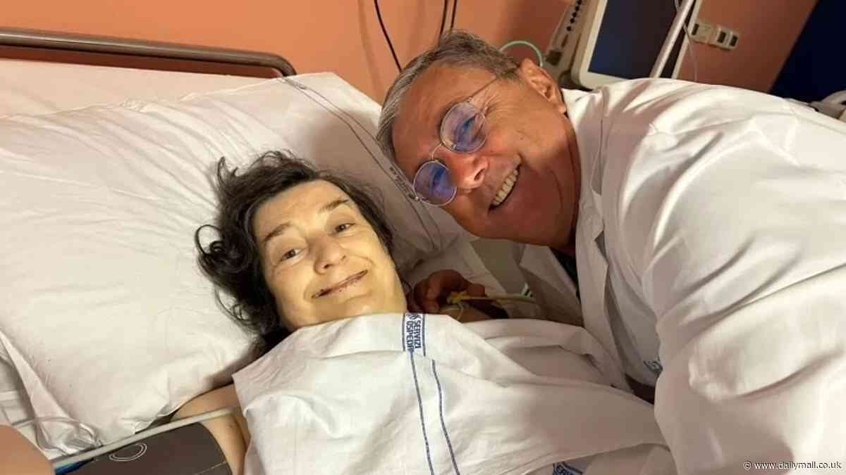 Italian woman becomes country's oldest mother at 63 after giving birth to healthy boy by caesarean section following fertility treatment in Ukraine