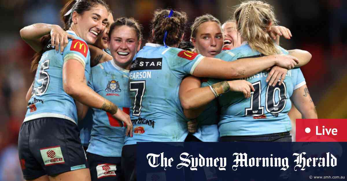 Women’s Origin LIVE: Sky Blues dominate Maroons early with brutal hits