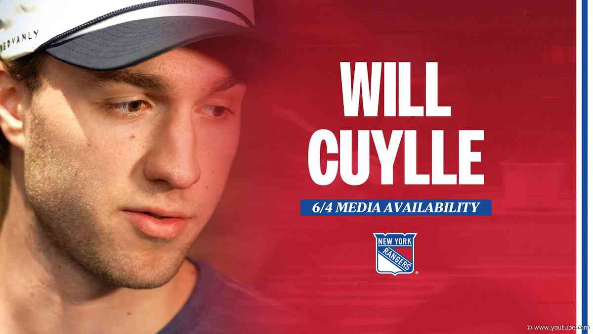 NYR 2024 Exit Day: Will Cuylle Media Availability | June 4, 2024