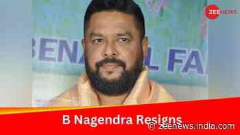 Money Laundering Case: Karnataka Minister B Nagendra Resigns