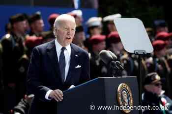 Biden links defense of Ukraine to heroism of D-Day as he warns ‘dark forces’ have not faded: ‘We will not walk away’