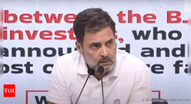PM Modi, Home Minister Shah 'directly involved' in biggest stock market 'scam': Congress leader Rahul Gandhi
