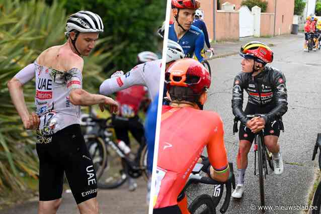 Renners likken hun wonden: Remco Evenepoel komt ongedeerd uit massale valpartij, vijfde etappe van de Dauphiné wordt geneutraliseerd