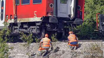 Zugunglück bei Burgrain: Nicht erkennbare Materialschäden an Bahnschwellen wohl Hauptursache