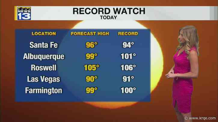 Near-Record heat expected around New Mexico Thursday