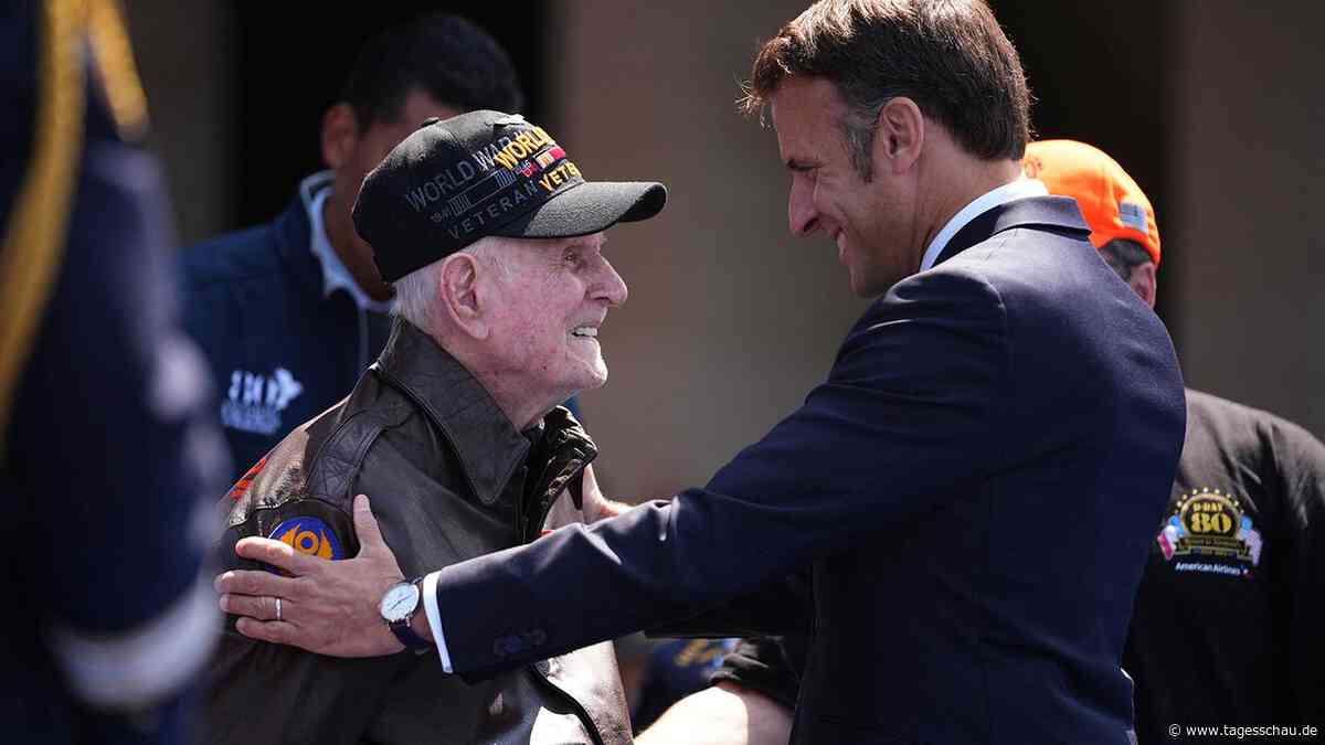 Normandie: Staatschefs ehren Teilnehmer der D-Day-Invasion