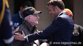 Normandie: Staatschefs ehren Teilnehmer der D-Day-Invasion