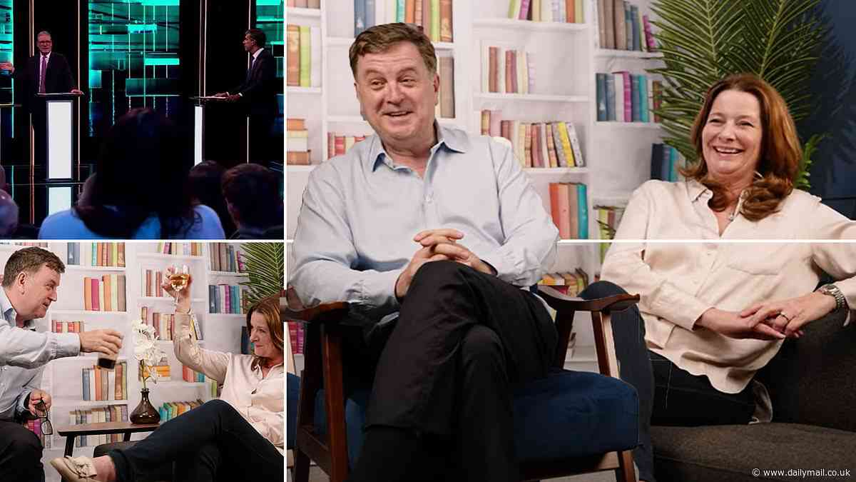 The Cabinet does Gogglebox! Tories release cringe footage of senior ministers watching Rishi Sunak's TV election debate clash with Keir Starmer - as they praise the PM's 'crisp ironed shirt' and wonder why the Labour leader 'is talking about Liz Truss'