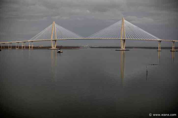 Ship at full throttle in harbor causes major South Carolina bridge to close until it passes safely