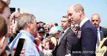 Prince William issues Kate Middleton update after 'gut-wrenching' D-Day speech