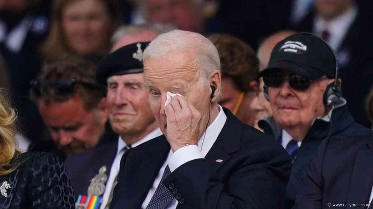 Joe Biden, Prince William and other world leaders share emotional moment for D-Day anniversary ceremony, as U.S. veteran gives poignant message to Zelensky