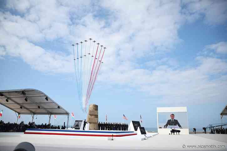 Revivez le 80e anniversaire du Débarquement en Normandie: "Ici, il y a 80 ans, ces hommes ont tout défié pour libérer notre sol, notre nation", dit Emmanuel Macron
