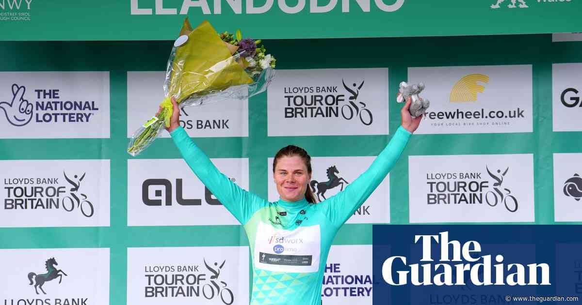 Lotte Kopecky wins first stage of women’s Tour of Britain in photo-finish