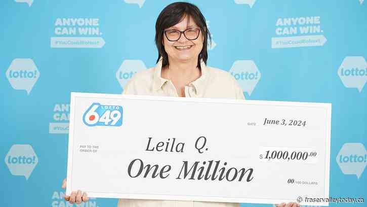 Chilliwack woman is the newest Lotto 6/49 millionaire