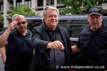 Trump aide Steve Bannon rages as he’s ordered to prison on July 1