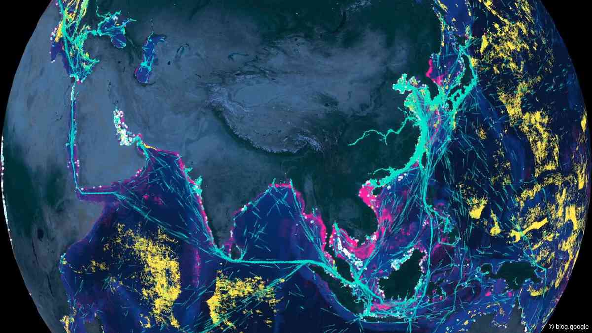 Mapping human activity at sea with AI