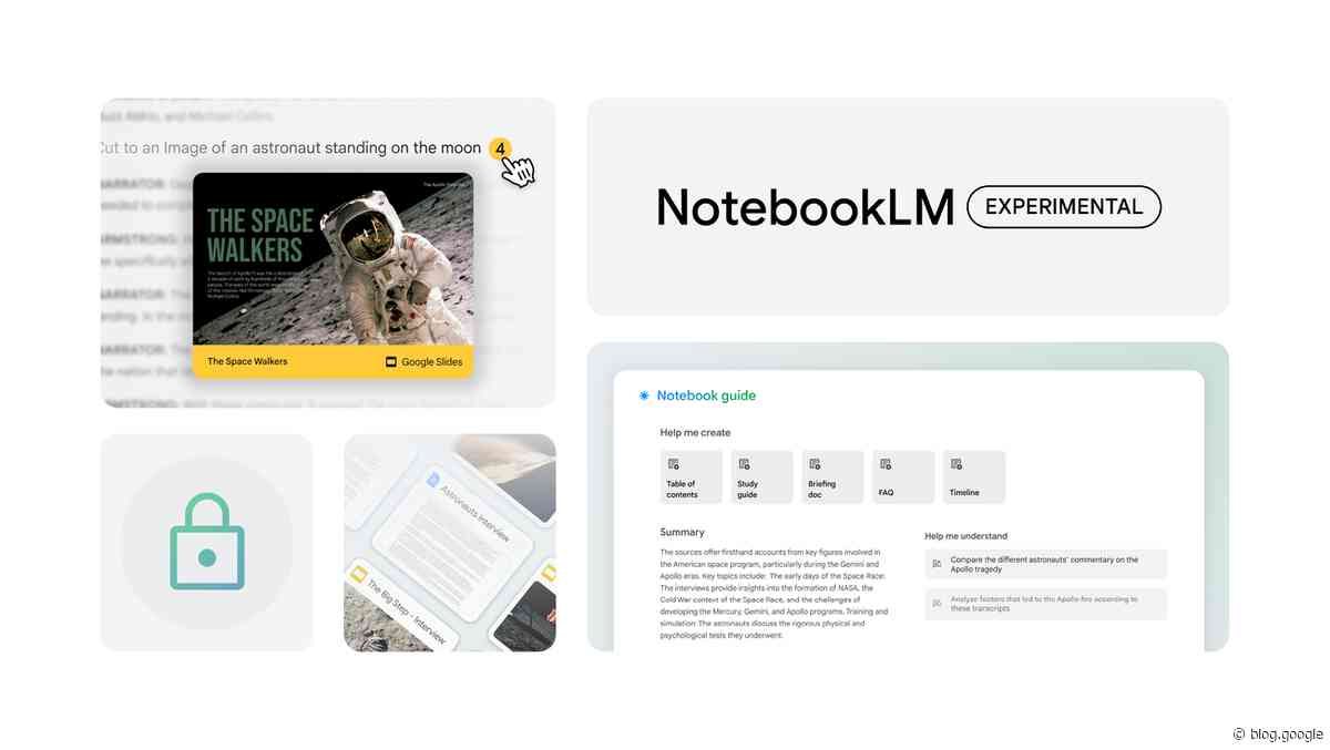 NotebookLM goes global with Slides support and better ways to fact-check