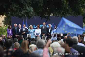 Elections européennes: Valérie Hayer joue son va-tout à Nice pour redresser la barre