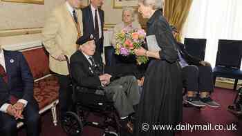 Duke and Duchess of Gloucester lead famous faces including Katherine Jenkins meeting veterans before 80th anniversary D-Day event at the Royal Albert Hall