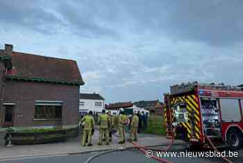 Accidentele brand is snel onder controle