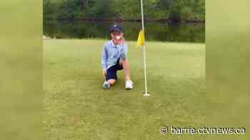 Young golfer proves age is just a number with coveted hole-in-one