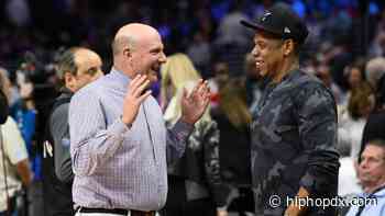 JAY-Z Gets Tour Of L.A. Clippers' New Arena From Team Owner Steve Ballmer