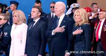 Biden, Macron pay tribute to WWII veterans on 80th anniversary of D-Day