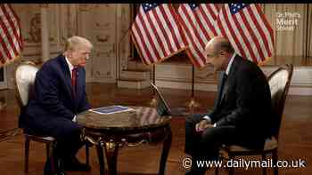 Trump tells Dr Phil there are 'people that control Biden' and explains what he does to fight the 'dark forces' when he is lonely